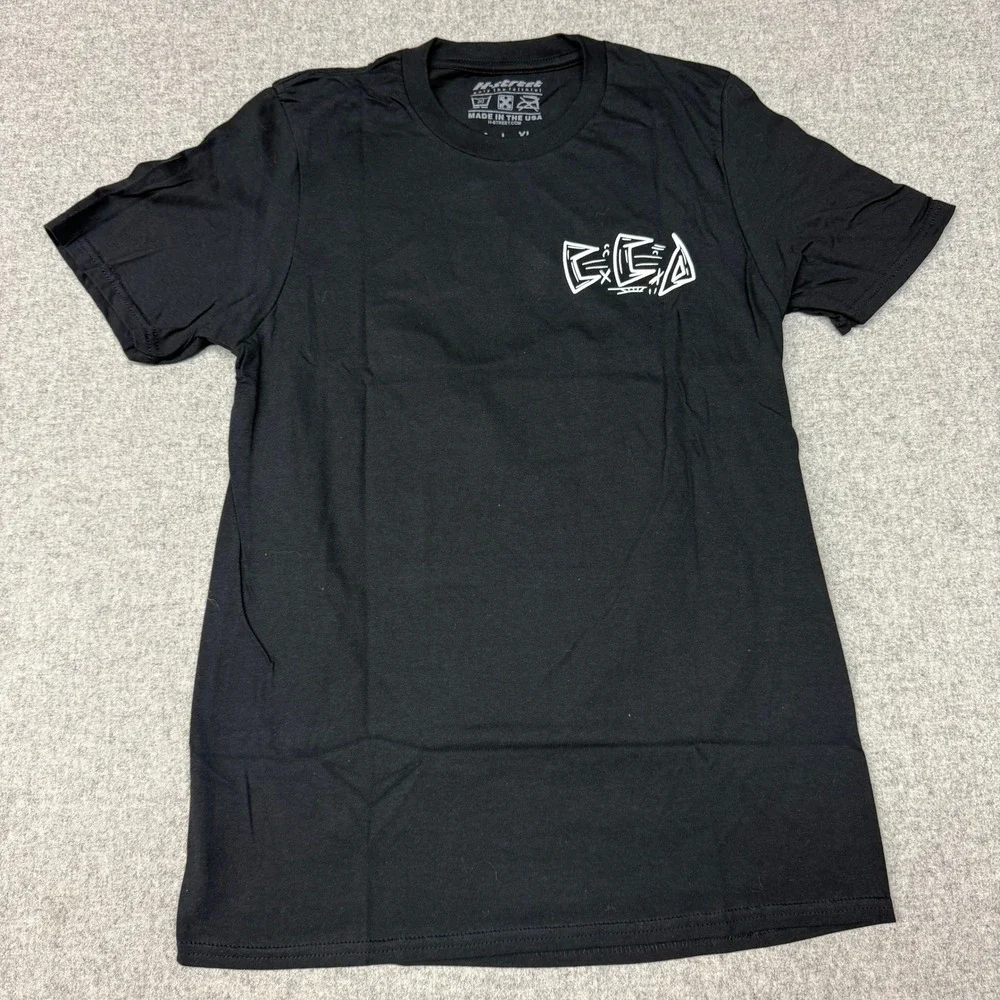 H-Street | Graphic T-Shirt | Small | Black | Skull Skate Skateboard Made in USA